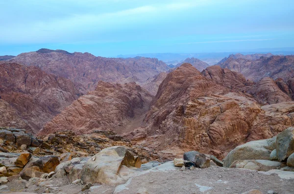 Égypte, montagnes du Sinaï, vue du matin — Photo