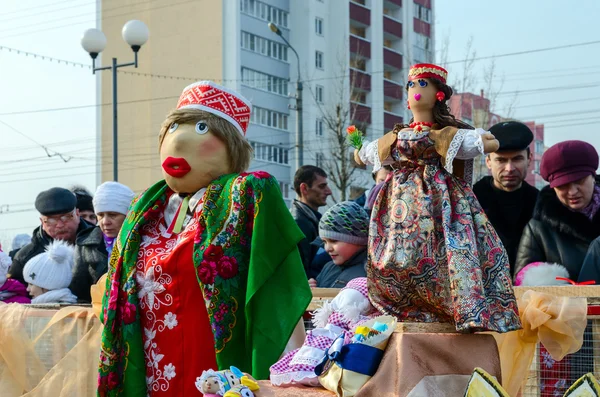 Bonecas shrovetide — Fotografia de Stock