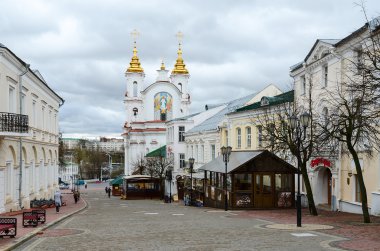 Görünüm Voskresenskaya (Rynkovaya) Kilisesi, Vitebsk, Beyaz Rusya