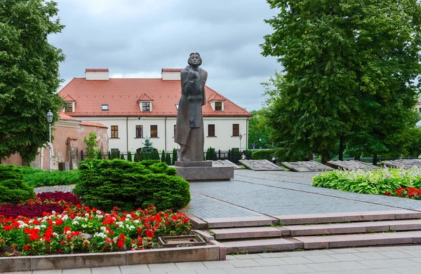 Monumento ad Adam Mickiewicz, Vilnius, Lituania — Foto Stock