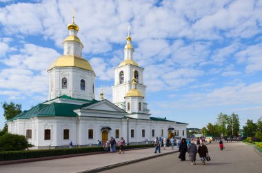 Kazan Katedrali, İsa'nın doğuş kilise ve kilise, İsa'nın Doğuşu bakirenin kutsal Trinity söyle, büyük melek-Diveevo manastırda Köyü Diveevo