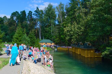 Kutsal Bahar, St. Seraphim Sarov, yakınındaki köy Tsyganovka, Rusya Federasyonu