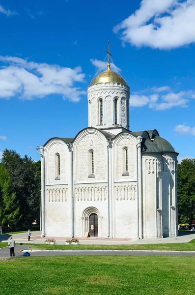 Dmitrievsky (Dmitrovské) chrám v Vladimir, Rusko — Stock fotografie