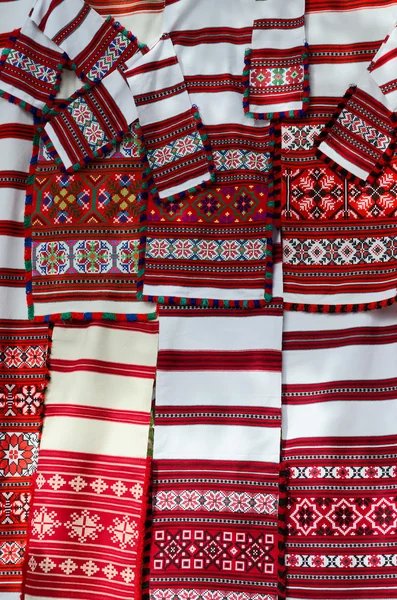 Belorussian woven towels — Stock Photo, Image