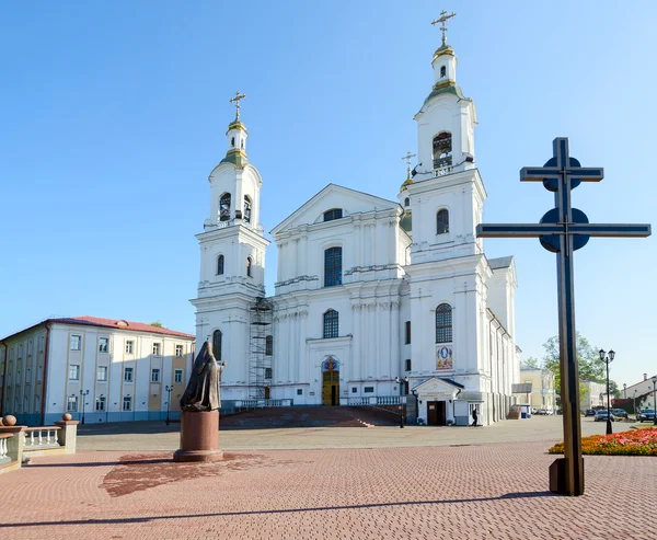 Vitebsk, Beyaz Rusya Uspenskaya Dağı'nda kutsal Dormition Katedrali — Stok fotoğraf