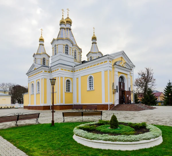 Catedral de San Alejandro Nevski (Catedral de San Alejandro Nevski), Kobrin, Bielorrusia — Foto de Stock