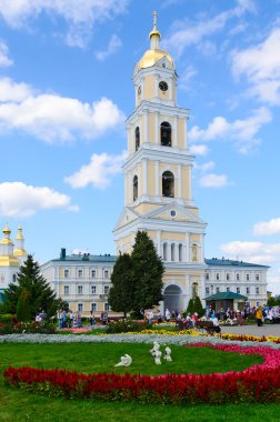 Çan kulesi üzerinde bölge kutsal Trinity söyle, büyük melek-Diveevo Manastırı, Diveevo, Rusya Federasyonu