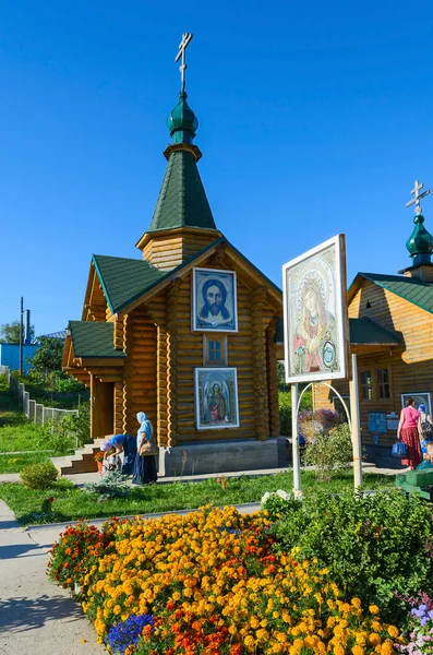 Святой источник в честь Божией Матери "Нежность", Дивеево — стоковое фото