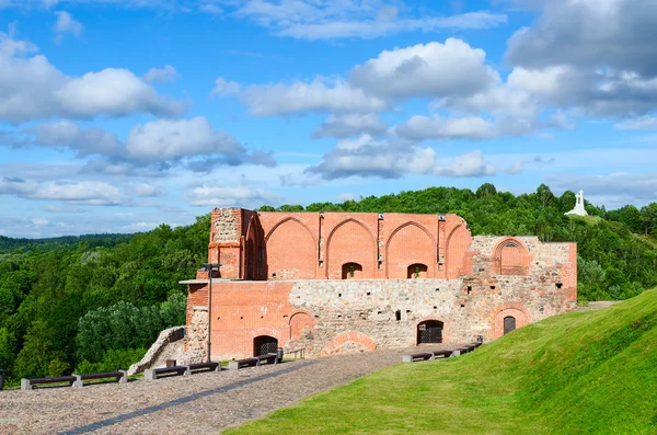 Die erhaltenen Gebäude der Burg von Obervilnius, Vilnius, Litauen — Stockfoto