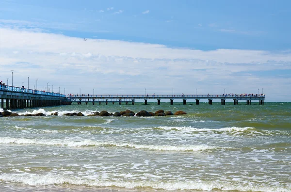 Pier in Palanga, Litauen — Stockfoto