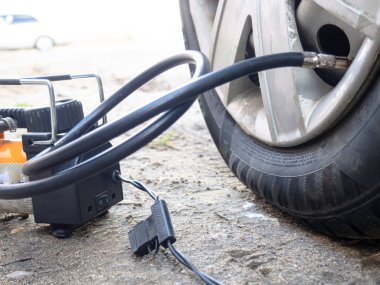 Otomatik kompresörü yolda çalıştır. araba elektro pompası.