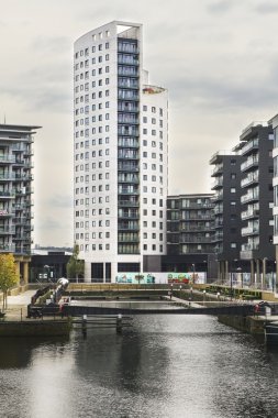 Cannal üzerinden Leeds görünüm