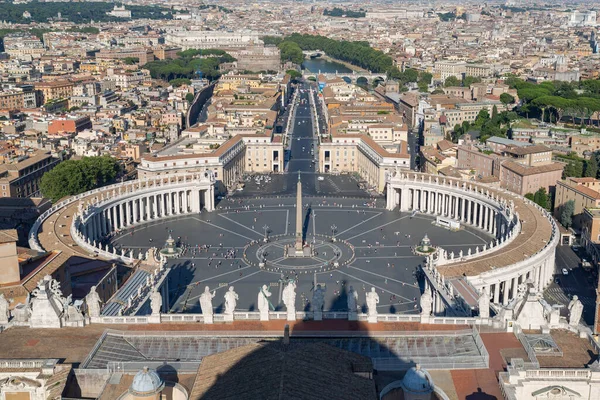 Praça Saint Peters em Roma — Fotografia de Stock