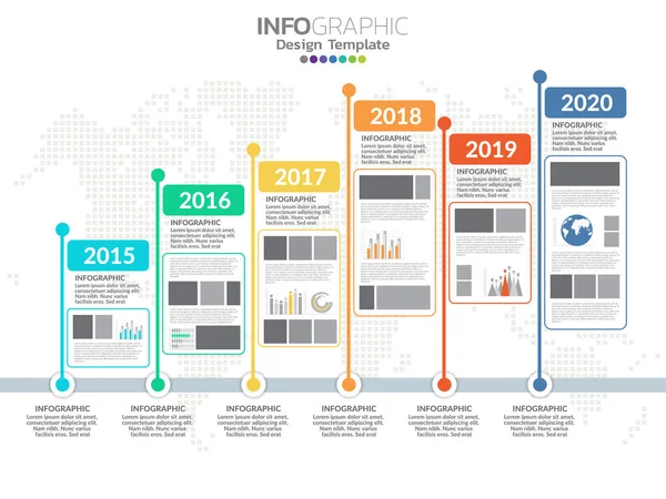 Dijital Pazarlama konsepti. Simgeli bilgi tablosu, iş akışı düzeni, diyagram, rapor, web tasarımı için kullanılabilir. 