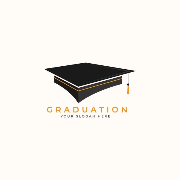 Icône Graduation Logo Concept Vectoriel Design — Image vectorielle