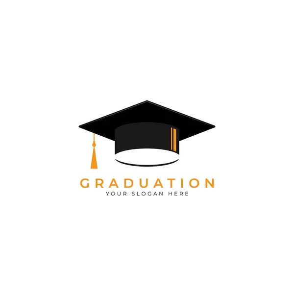Icône Graduation Logo Concept Vectoriel Design — Image vectorielle