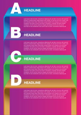 Mizanpaj tasarımını raflar ile