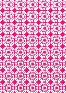 Flora yinelenen desen vektör çizim