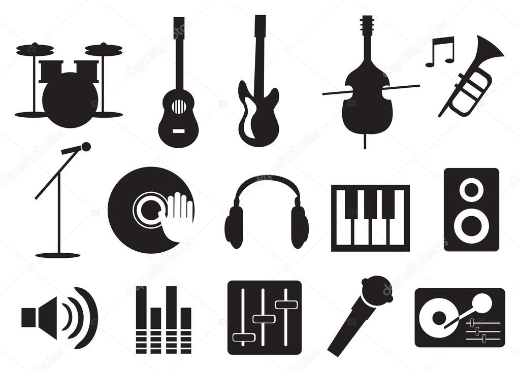 Music Instrument and Tools Icons