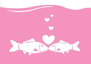 Download Fish Kissing Free Vector Eps Cdr Ai Svg Vector Illustration Graphic Art