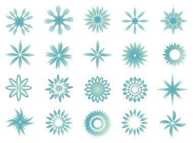 Kar tanesi desen vektör çizim