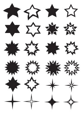 yıldız vektör simgesi belirlendi