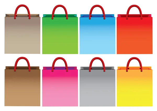 カラフルなショッピング バッグ — ストックベクタ