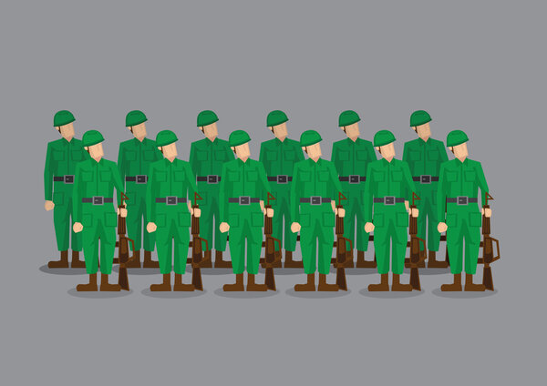 Солдаты, стоящие на страже

