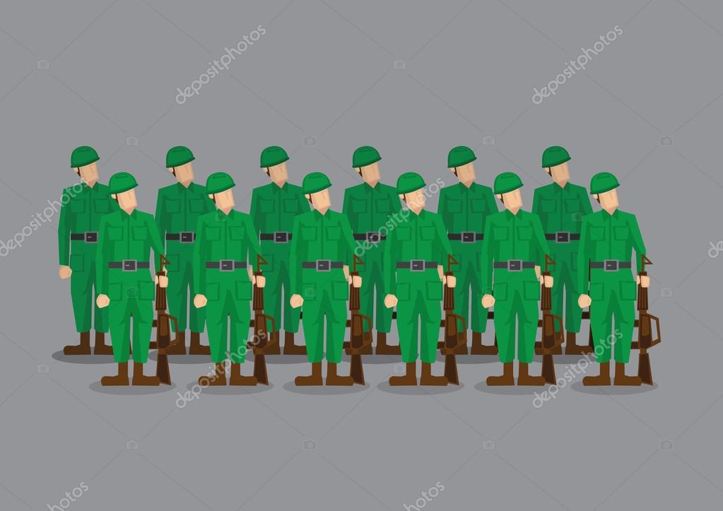 soldier standing at attention clip art