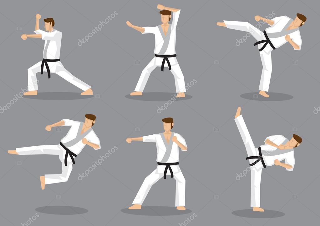 Taekwondo kick cartoon Vector Art Stock Images | Depositphotos Taekwondo kick cartoon Vector Art Stock Images | Depositphotos