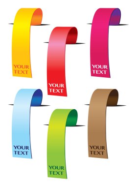 Colorful Strips of Papers