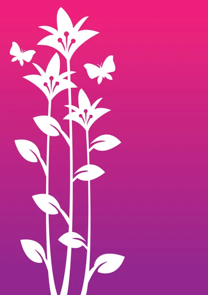 Vector Ilustración de flores silvestres — Vector de stock