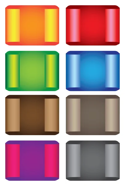 Etiquetas de etiquetas coloridas — Vector de stock