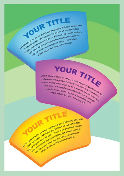 Soyut infographics seçenekleri şablon