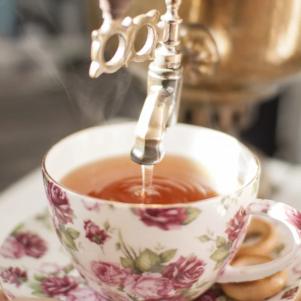 茶炊 — 图库照片