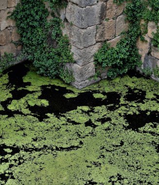 Medival zamanlarda su deposu savunucuları aylarca kuşatma altında tutmak için suyla doluydu..