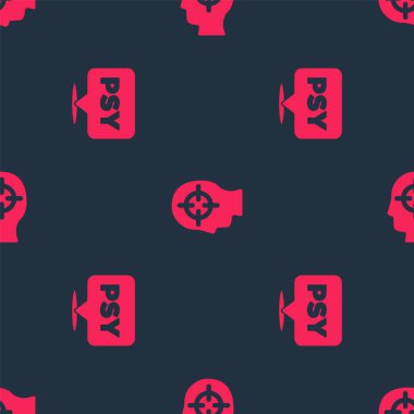 Psikoloji, Psişik ve Psişik 'i ayarlayın. Vektör.