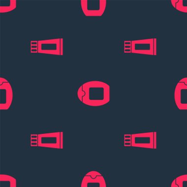 Diş macunu ve şişe şampuanından oluşan bir tüp. Vektör.