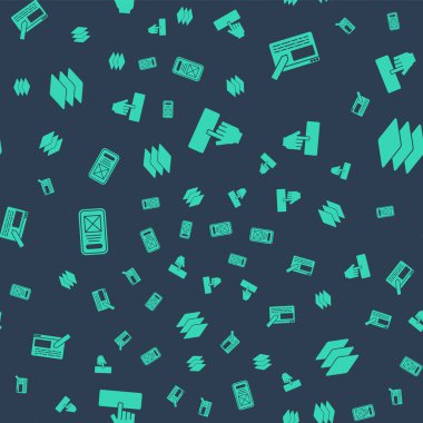 Klavye, UI ya da UX tasarımı ve katmanları pürüzsüz desen üzerine ayarla. Vektör.