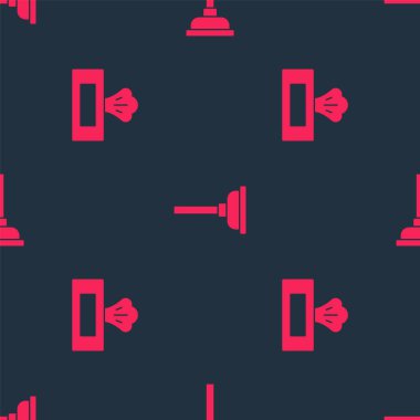 Islak mendil paketini ve plastik pompayı kusursuz desene ayarlayın. Vektör.