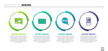 UI ya da UX tasarımı, Renk palet rehberi, Web ve grafik ve Mobil Uygulamalar ayarlayın. Ticari bilgi şablonu. Vektör.