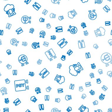 Psikoloji, Psişik, Depresyon ve kusursuz bir düzen. Vektör.