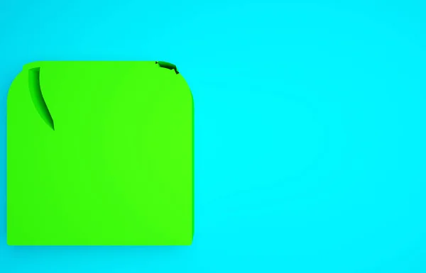 Traje Verde Icono Aislado Sobre Fondo Azul Esmoquin Trajes Novia — Foto de Stock