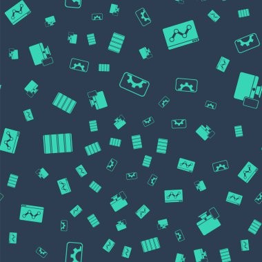 Web geliştirme, web sitesi istatistiği, Renk palet rehberi ve Monitörü ve mobil özelliklerini sorunsuz bir şekilde ayarla. Vektör.