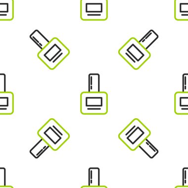 Tırnak cilası şişesi simgesi beyaz arka planda izole edilmiş. Vektör İllüstrasyonu.