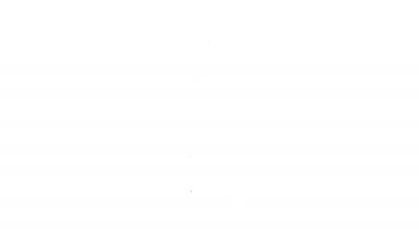 Beyaz arka planda siyah çizgi kremi ya da losyon kozmetik tüp ikonu izole edilmiş. Kadınlar için vücut bakım ürünleri. 4K Video hareketli grafik canlandırması