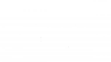 Askı simgesinde siyah çizgi havlusu beyaz arkaplanda izole edildi. Banyo havlusu ikonu. 4K Video hareketli grafik canlandırması