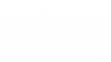 Beyaz arkaplanda izole edilmiş ücretsiz kablosuz bağlantı ikonu olan siyah çizgi akıllı telefon. Kablosuz teknoloji, kablosuz bağlantı, kablosuz ağ. 4K Video hareketli grafik canlandırması