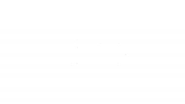 Siyah çizgi kamyonet ikonu beyaz arka planda izole edildi. 4K Video hareketli grafik canlandırması