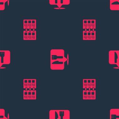 Restoran kafe menüsünü, kafe ve restoranın yerini kusursuz bir şekilde ayarlayın. Vektör.